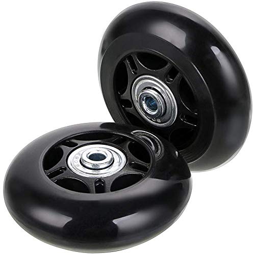 GSHFIGHTING Black Luggage Replacement Wheels Sets