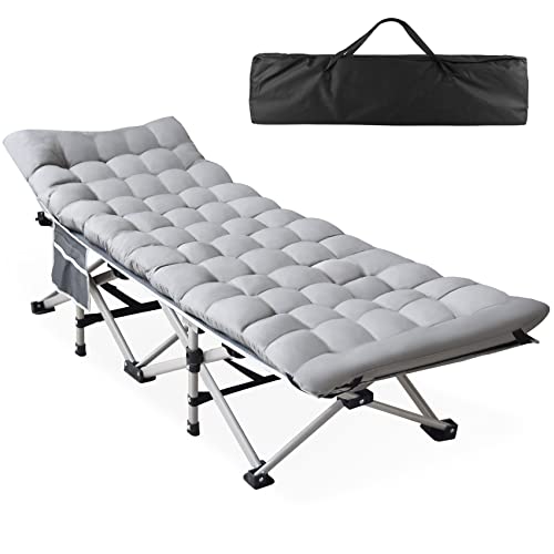 Portable Camping Cot with Mattress