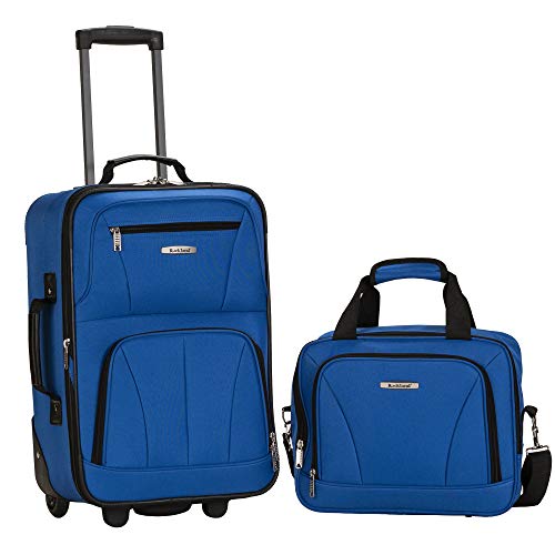 Rockland Fashion Softside Upright Luggage Set