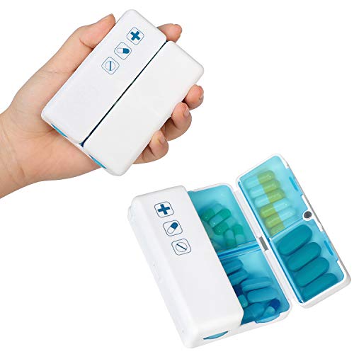 Magnetic Foldable Pill Box Case (2 Pack)