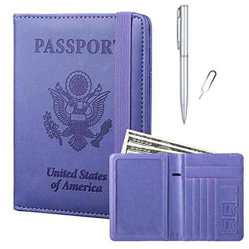 GOAUS Passport Holder with Money Pocket and Card Slots