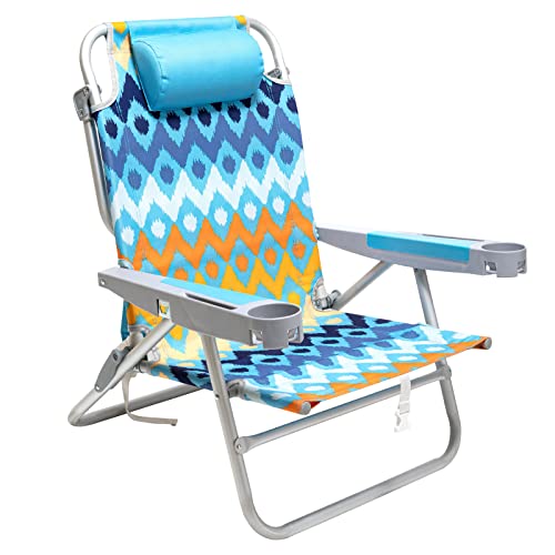 XL Portable Folding Sand Chair with Cup Holder