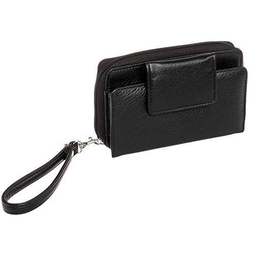 Buxton Women's RFID Wristlet Clutch Wallet