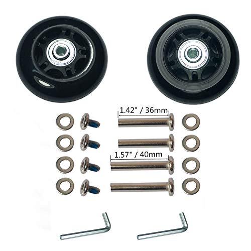 YongXuan Luggage Replacement Wheels Kit