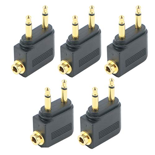 41IzZt5cHhL. SL500  - 12 Best Airplane Audio Jack Adapter for 2024