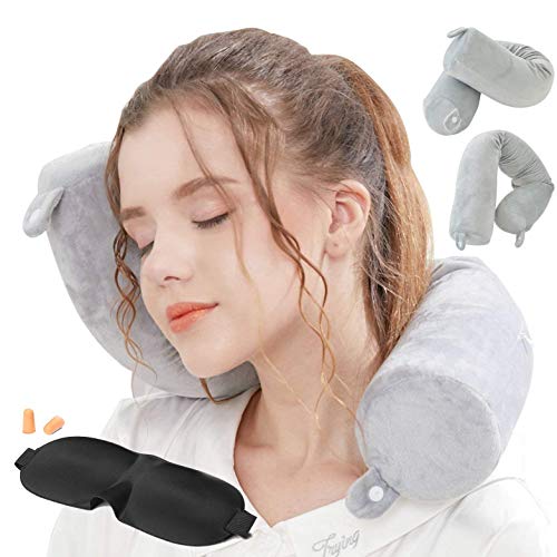 Versatile and Comfortable Travel Pillow - Lucear Twist Memory Foam