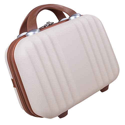 Exttlliy Mini Hard Shell Travel Luggage Cosmetic Case
