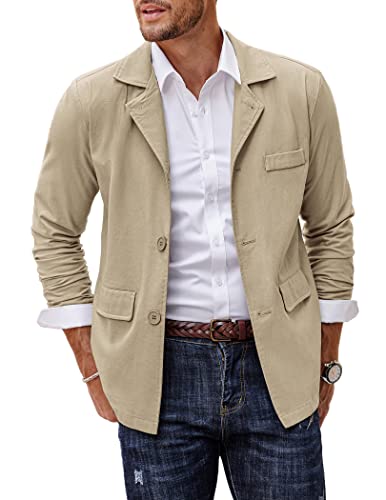 COOFANDY Men's Linen Casual Sport Coats