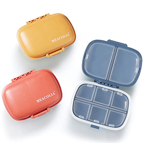 MEACOLIA Travel Pill Organizer