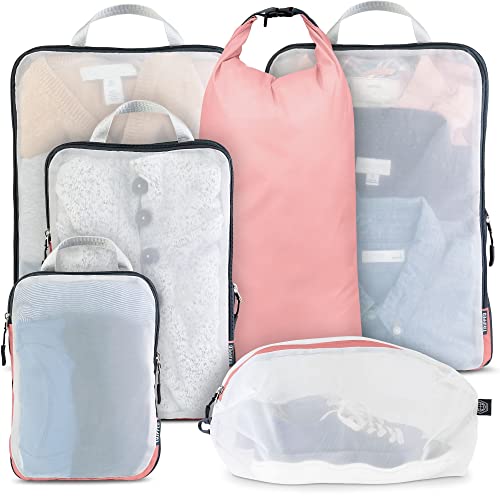 Large Packing Cube Set - Compression Packing Cubes Travel Organizers