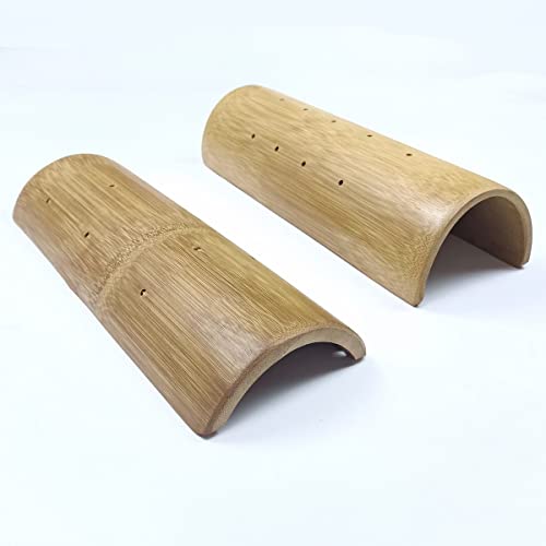 Bamboo Sauna Neck and Waist Pillow Set
