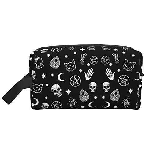 Goth Skull Cosmetic Bag