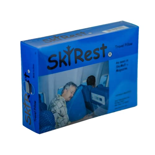 SkyRest Inflatable Head Neck Rest Travel Pillow