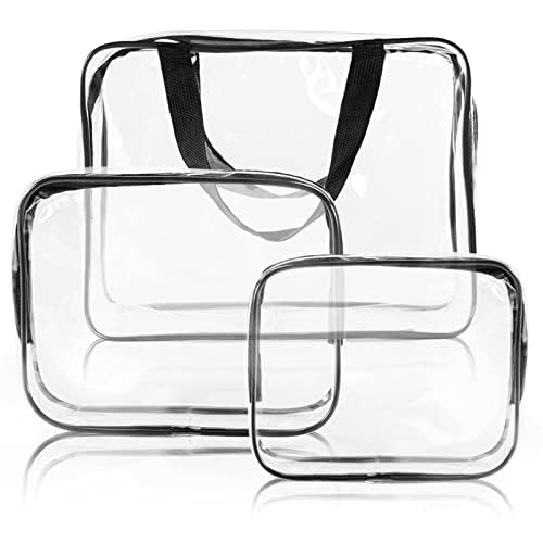 Clear Travel Makeup Bags with Pouches