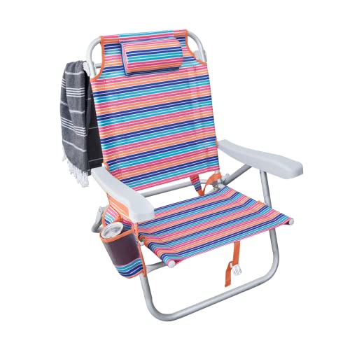 Hurley Backpack Beach Chair, Sherbet
