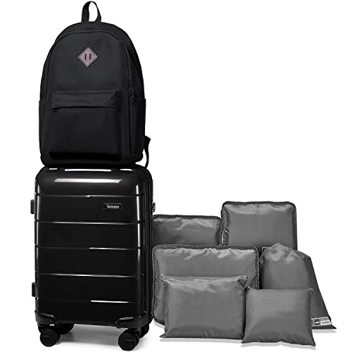 Joyway 20 Inch Carry On Luggage with Spinner Wheels