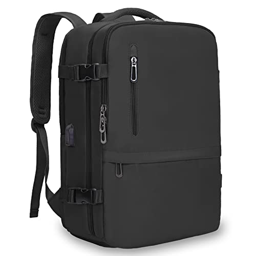 Travel Backpack with USB Charging Port & Shoe Compartment
