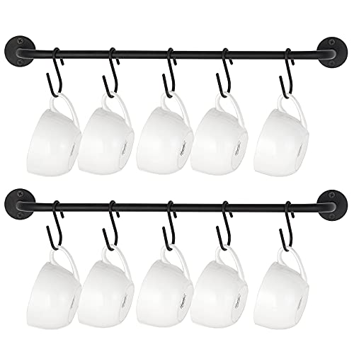 Coffee Cup Rack With Mug Hooks