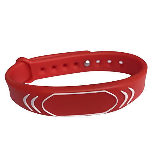 MIFARE Classic 4K RFID Silicone Watch Bracelet - Red