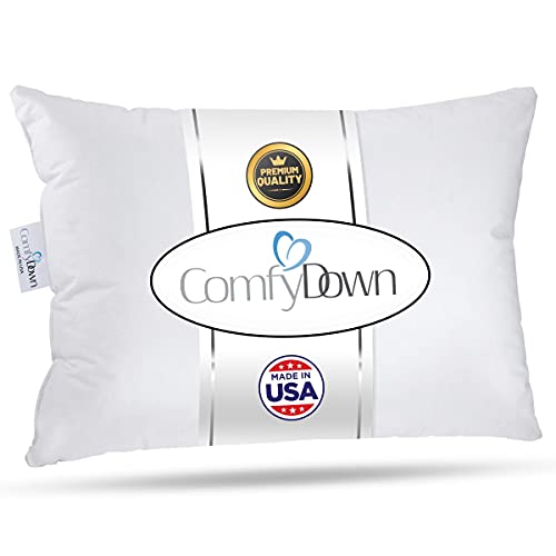 Luxurious Goose Down Travel Pillow with Durable Cover