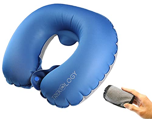 TREKOLOGY Inflatable Neck Pillow for Travel