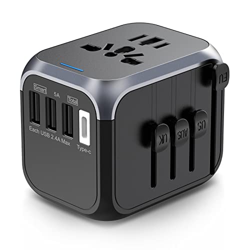 Ouliyo Universal International USB-C Travel Plug Adapter