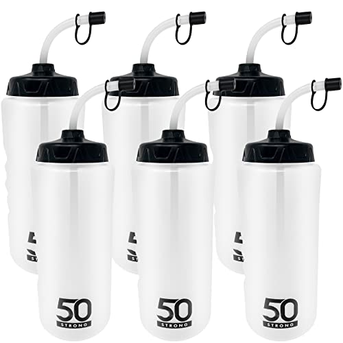 1 Liter Water Bottle with Straw