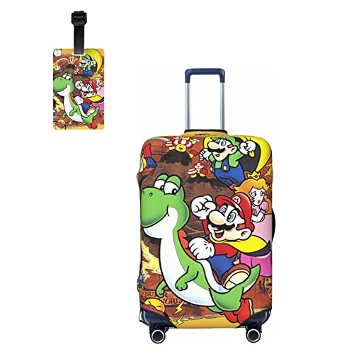 Anime Travel Luggage Cover with Suitcase Tags