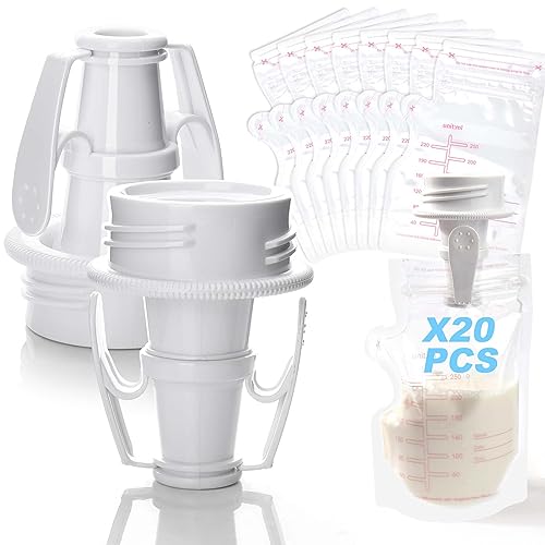 Juome Breastmilk Storage Bag Adapters and Bags