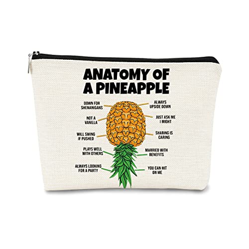 Anatomy of A Pineapple Makeup Bag - Fun and Practical Accessory for Pineapple Lovers