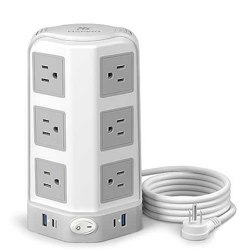 Power Strip Tower with USB C