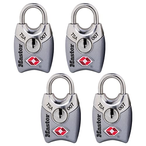 Master Lock TSA Approved Luggage Lock, 4 Pack