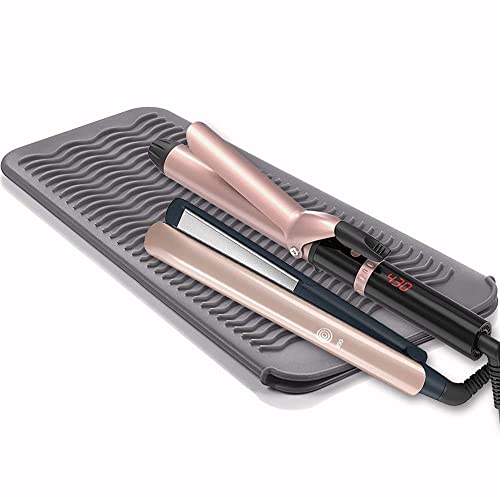 SmellRose Hair Iron Mat & Pouch - Heat Resistant Mat for Hair Styling Tools