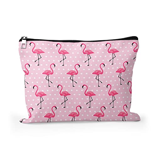 Flamingo Pink Makeup Bag