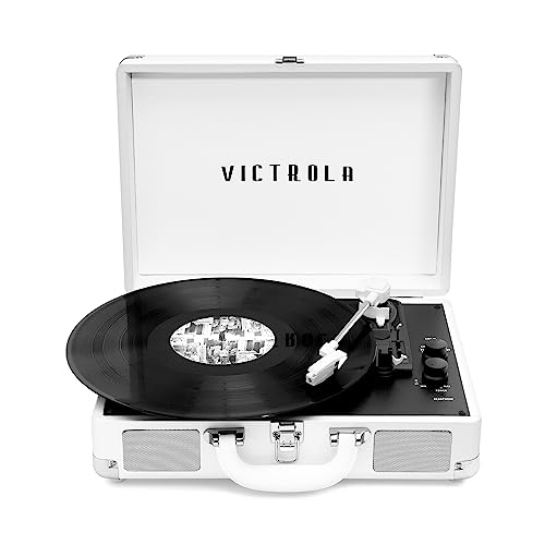 Victrola Bluetooth Suitcase Turntable with Stickers