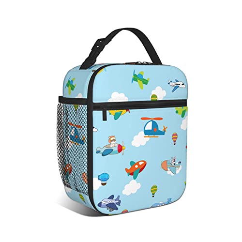 Cute Airplane Lunch Bag for Kids