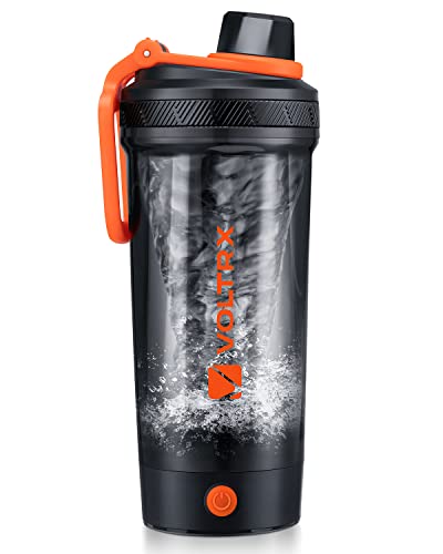 VOLTRX Electric Protein Shaker Bottle with USB Rechargeable Mixer