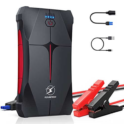Portable Jump Starter with Power Bank & LED Light