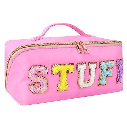 ChezMax Preppy Travel Makeup Bag Stuff Bag