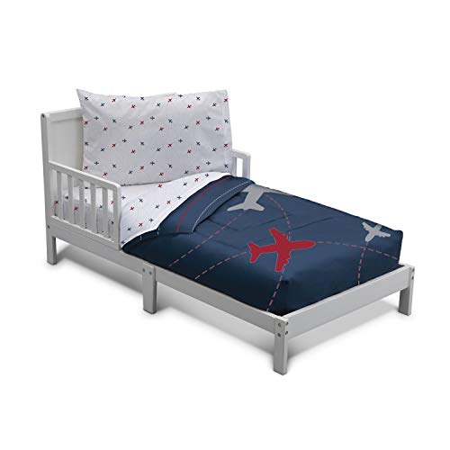 Delta Children Toddler Bedding Set - Reversible 2-in-1 Comforter