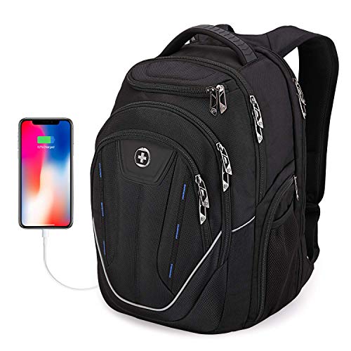 Swissdigital Terabyte TSA Business Laptop Backpack for Men