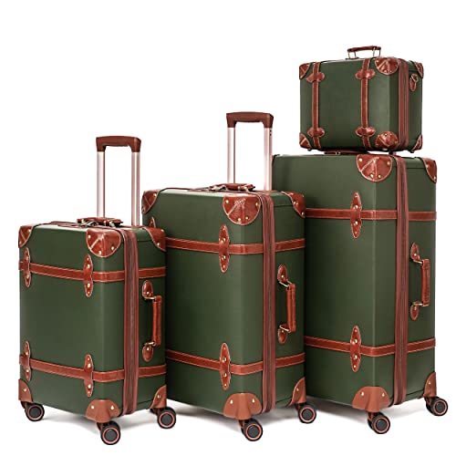 Vintage Luggage Sets for Women Men