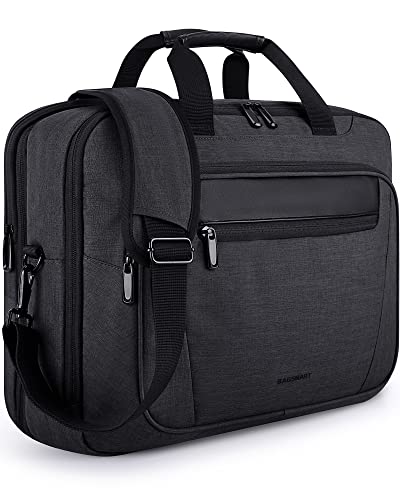 BAGSMART Laptop Bag, Expandable Computer Bag Men Women, Work Bag Business Travel Office