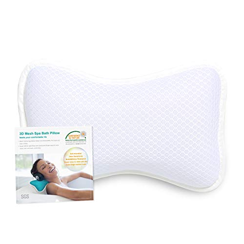 Portable Bath Pillow with Suction Cups