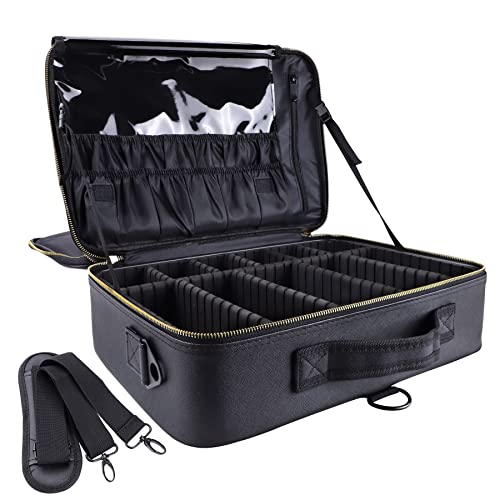 Oewoer Travel Makeup Train Case - Stylish and Functional