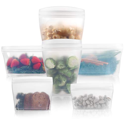 Reusable Food Container Silicone Bag Set