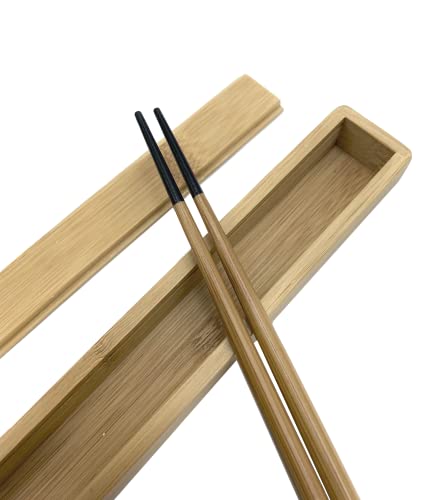 Bamboo Portable Chopsticks with Case