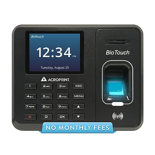 Acroprint BioTouch Time Clock
