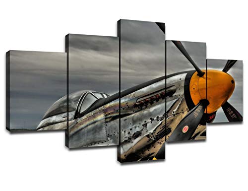 P-51 Mustang World War II Fighter Bomber Canvas Prints