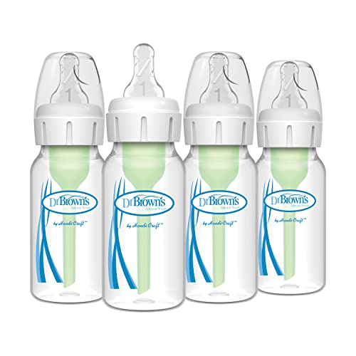  Lansinoh Baby Bottles for Breastfeeding Babies, 5 Ounces, 3  Count, Includes 3 Slow Flow Nipples (Size 2S) : Baby